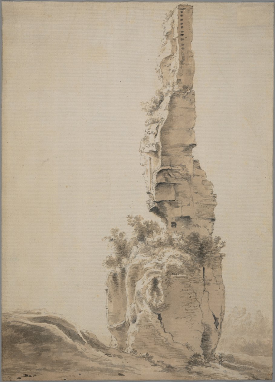 Rovine in un paesaggio da Jan Asselijn