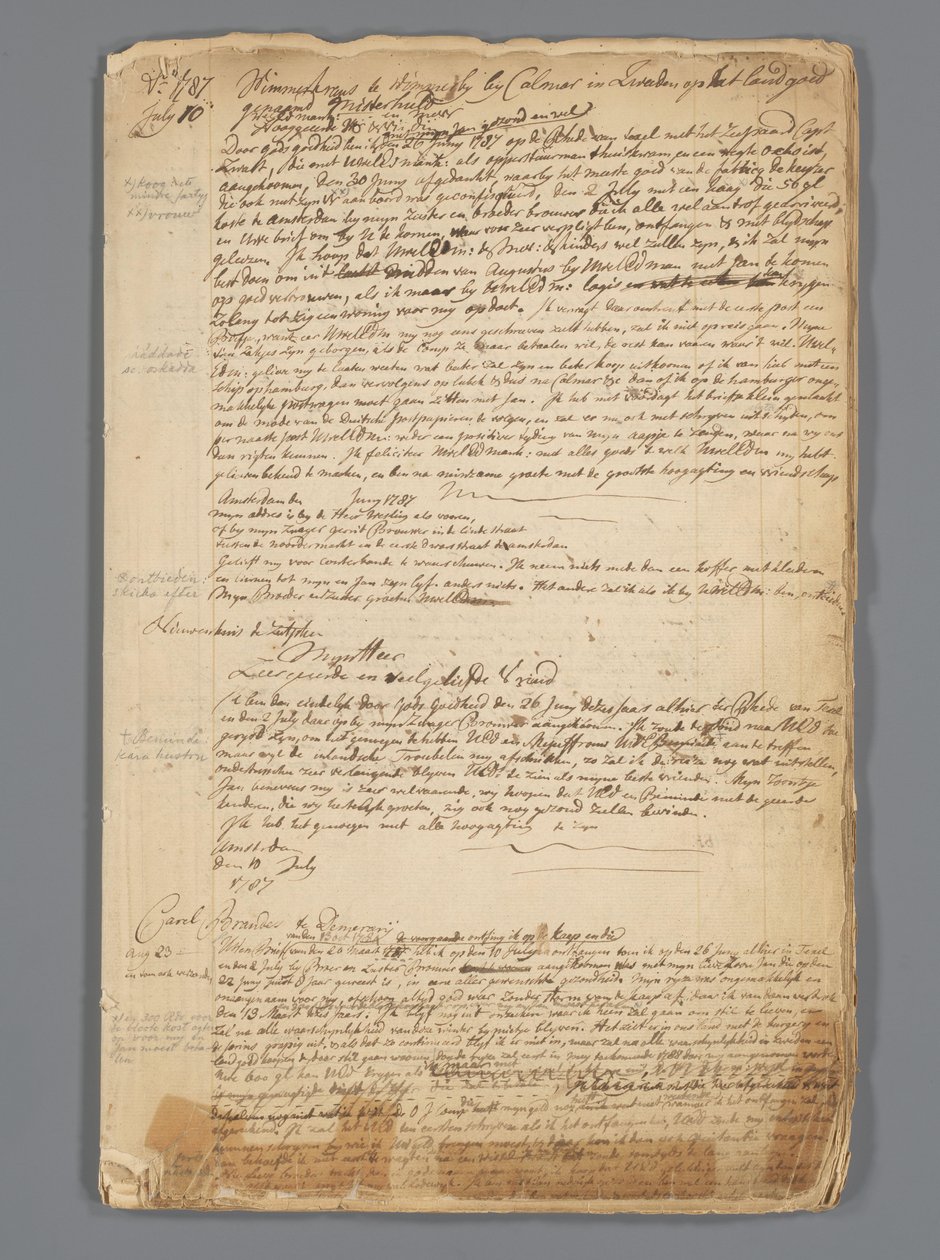 Libro di bozze di Jan Brandes (1743-1808), 1787-1790 da Jan Brandes