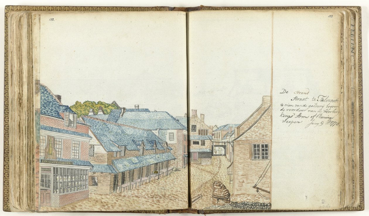 Strada della spiaggia a Falmouth da Jan Brandes