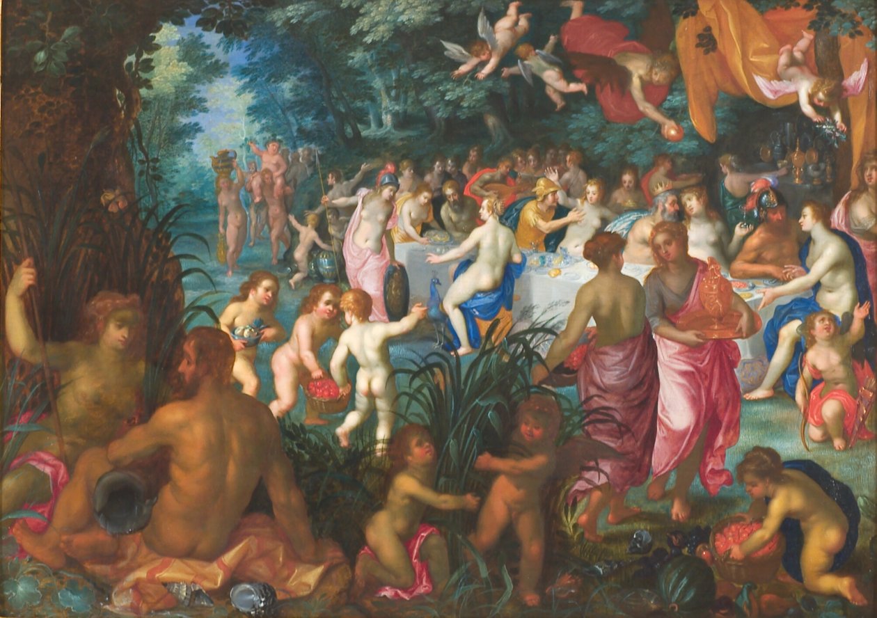 Il matrimonio di Peleo e Teti da Jan Brueghel d.Æ.