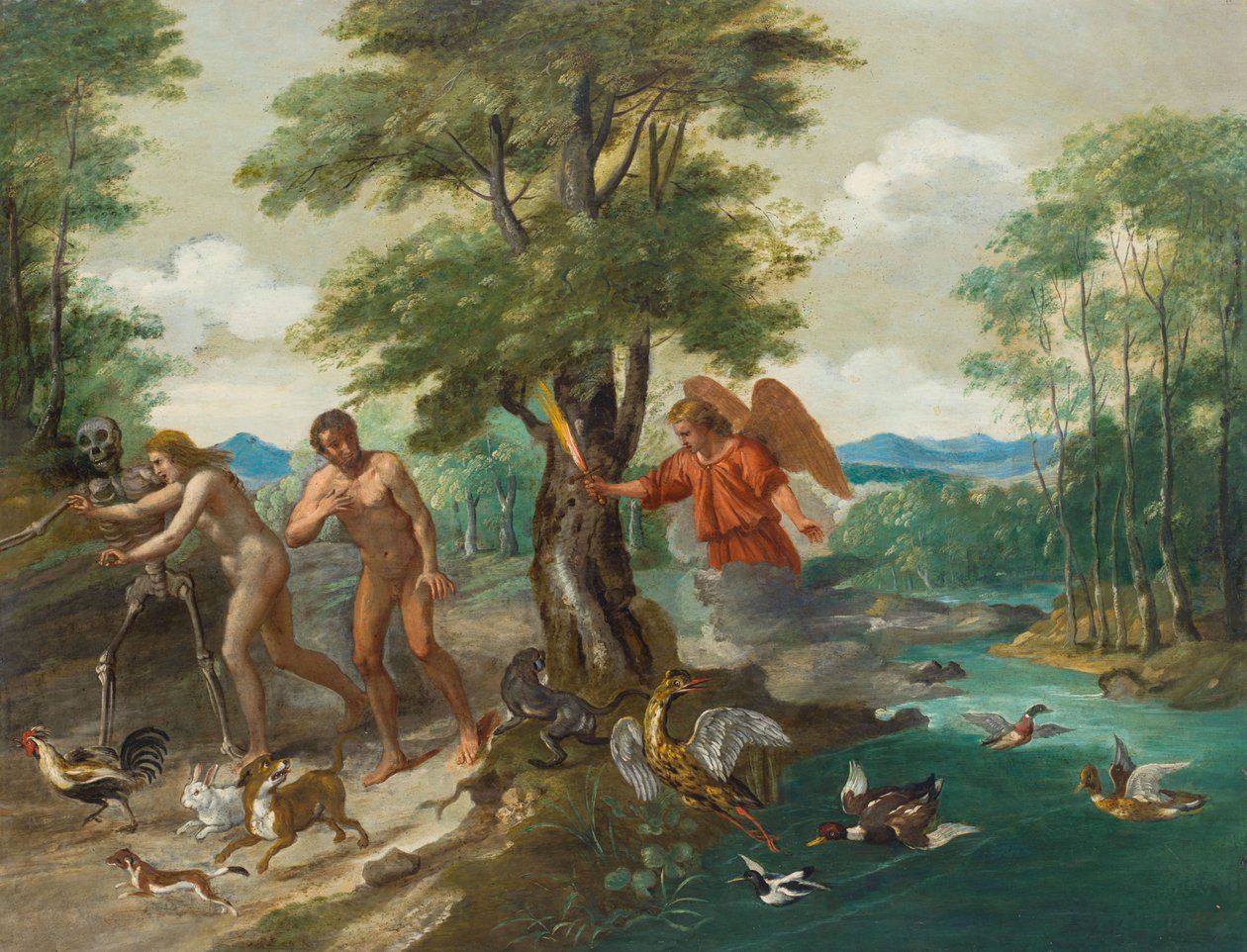 Adamo ed Eva in paradiso da Jan Brueghel the Younger