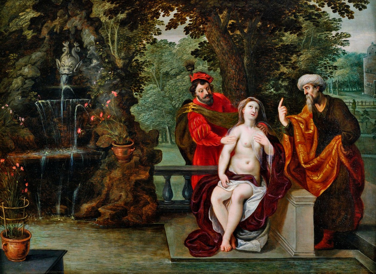 Susanna e gli anziani da Jan Brueghel the Younger
