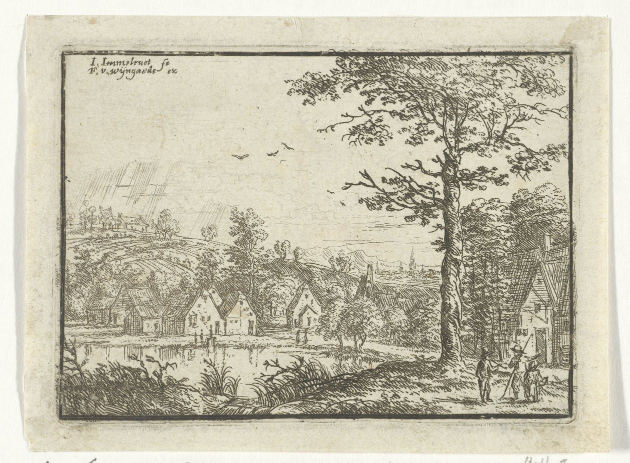 Case lungo un lago da Jan Carel Immenraet
