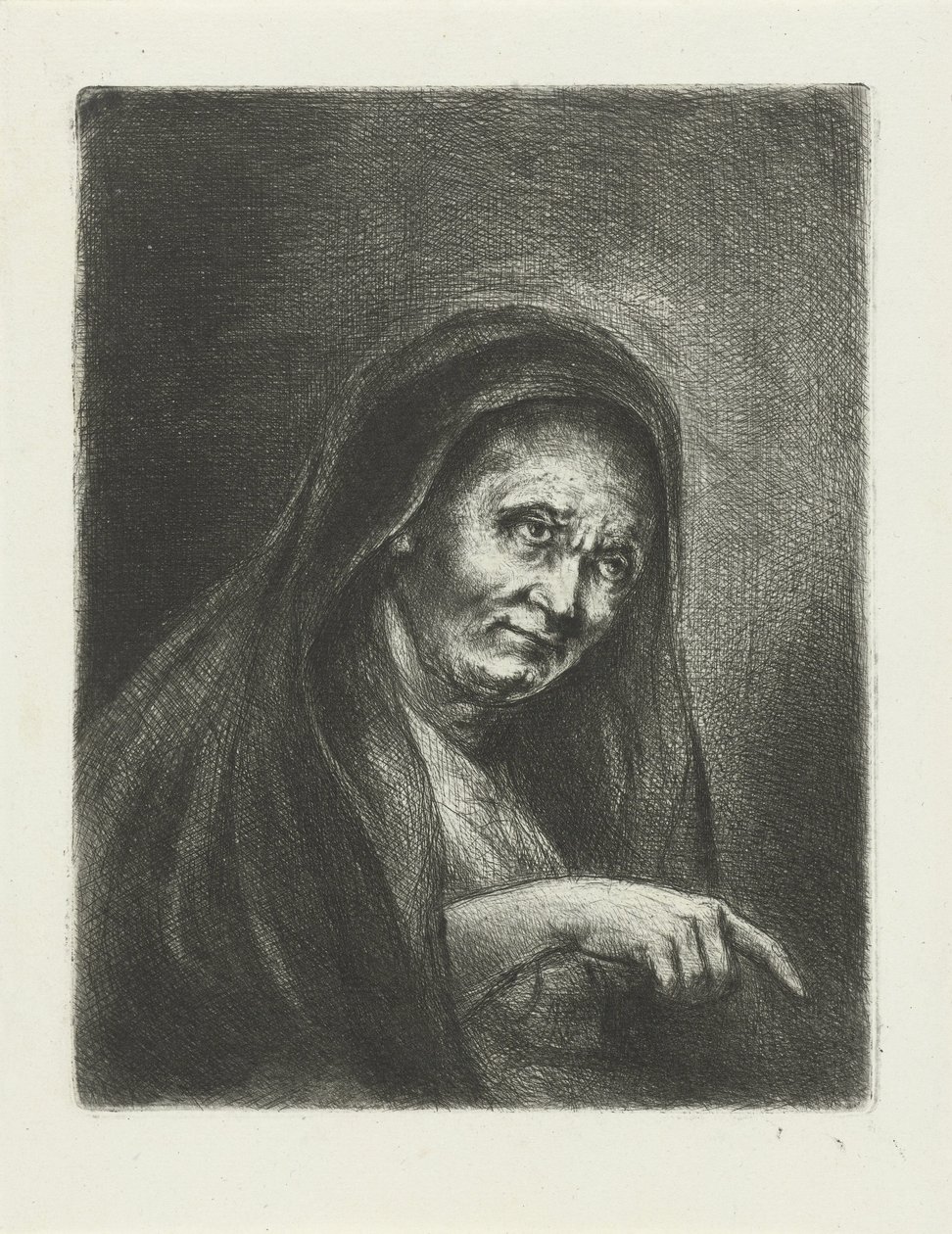 Vecchia donna da Jan Chalon