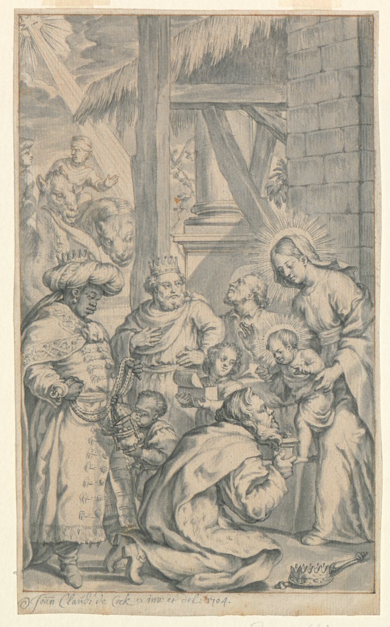 Adorazione dei Magi da Jan Claudius de Cock
