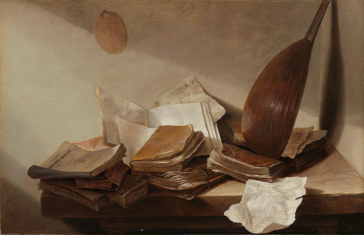 Natura morta con libri da Jan Davidsz de Heem