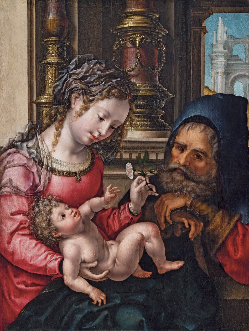 La Sacra Famiglia da Jan Gossaert