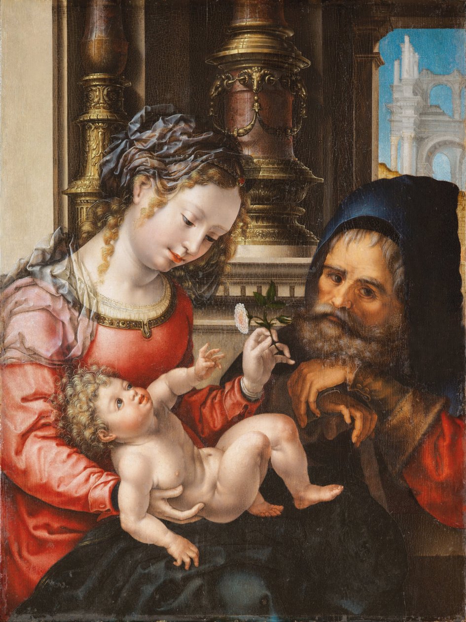 La Sacra Famiglia da Jan Gossaert