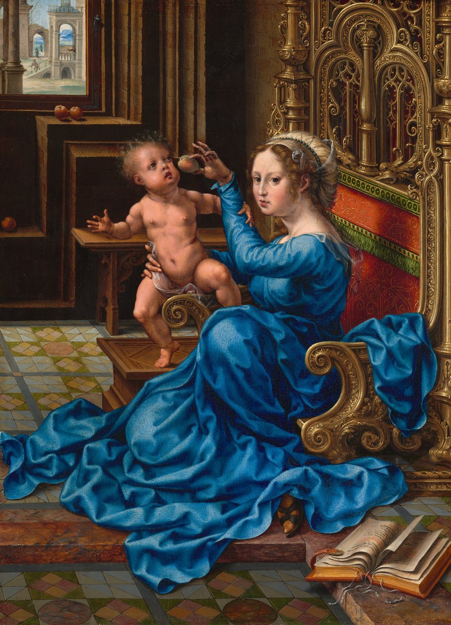 Madonna con Bambino, c. 1532 da Jan Gossaert