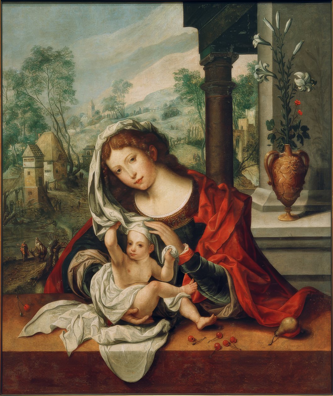 Madonna con il velo da Jan Gossaert