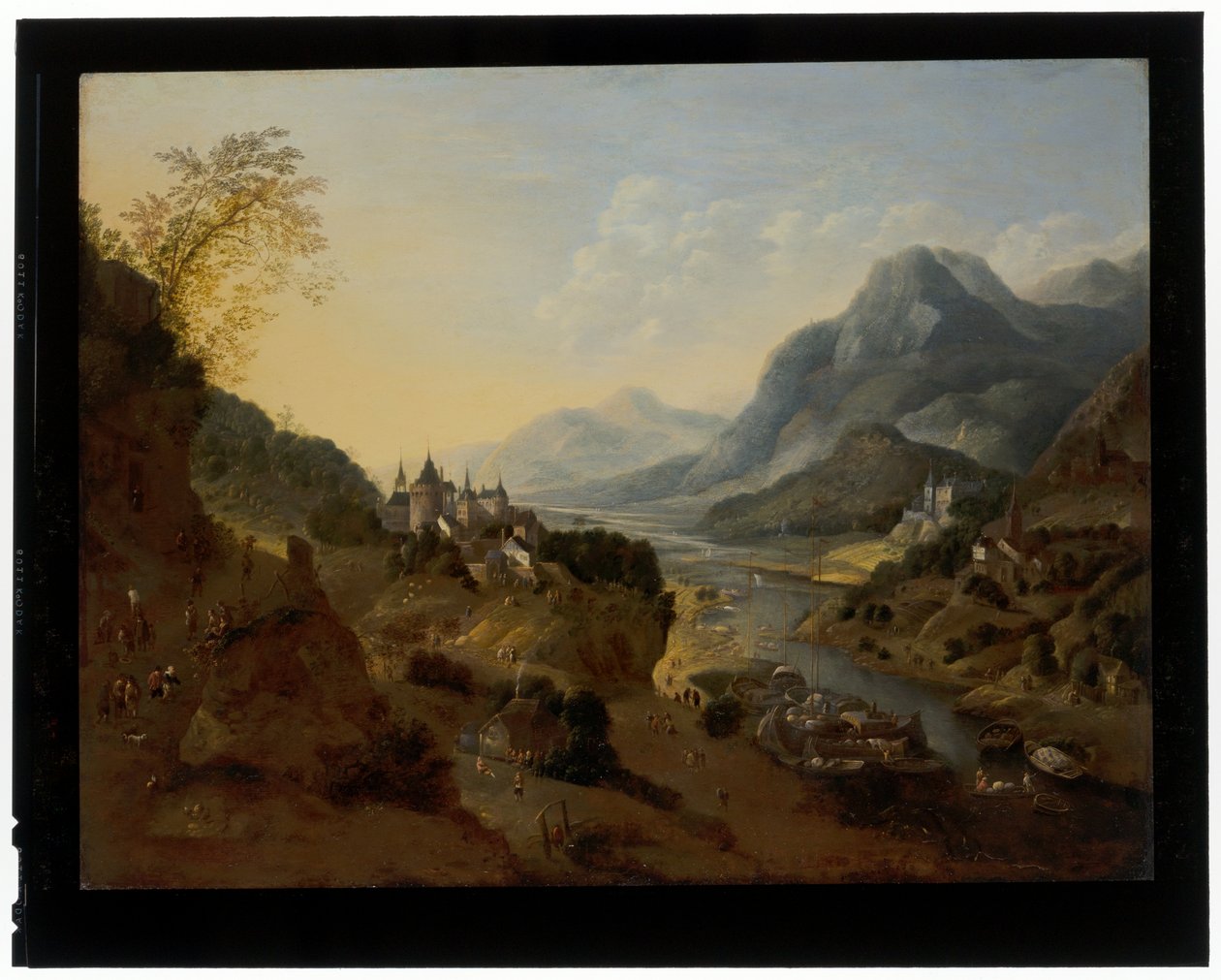 Paesaggio fluviale da Jan Griffier