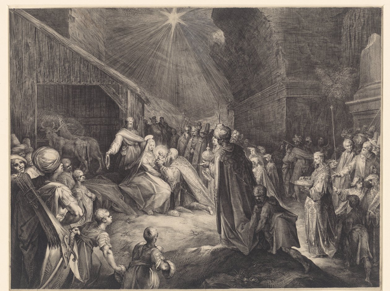 Adorazione dei Magi da Jan Harmensz. Muller