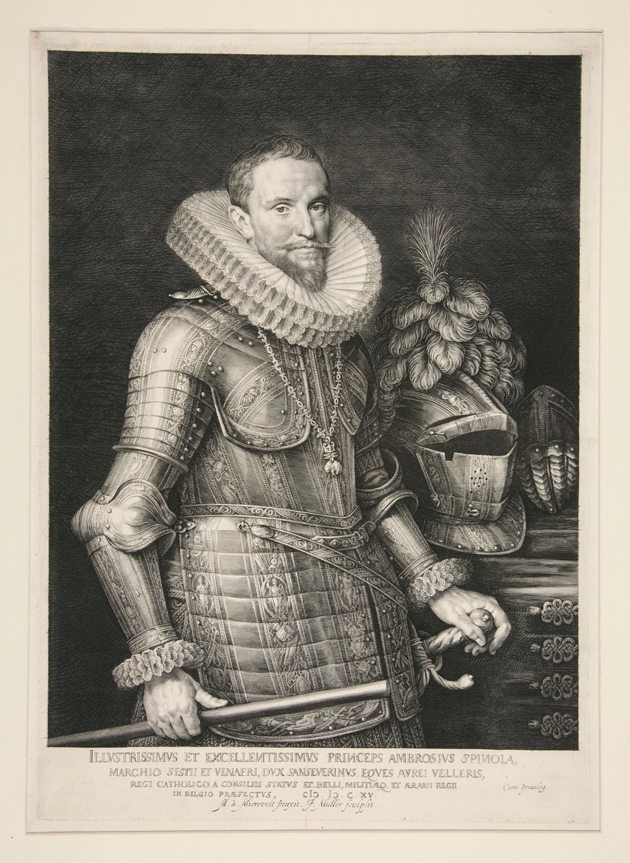 Ambrogio, Marchese di Spinola (1569-1630) da Jan Harmensz. Muller
