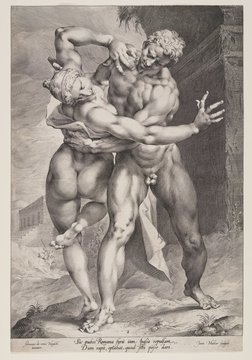 Il rapimento di una donna sabina da Jan Harmensz. Muller