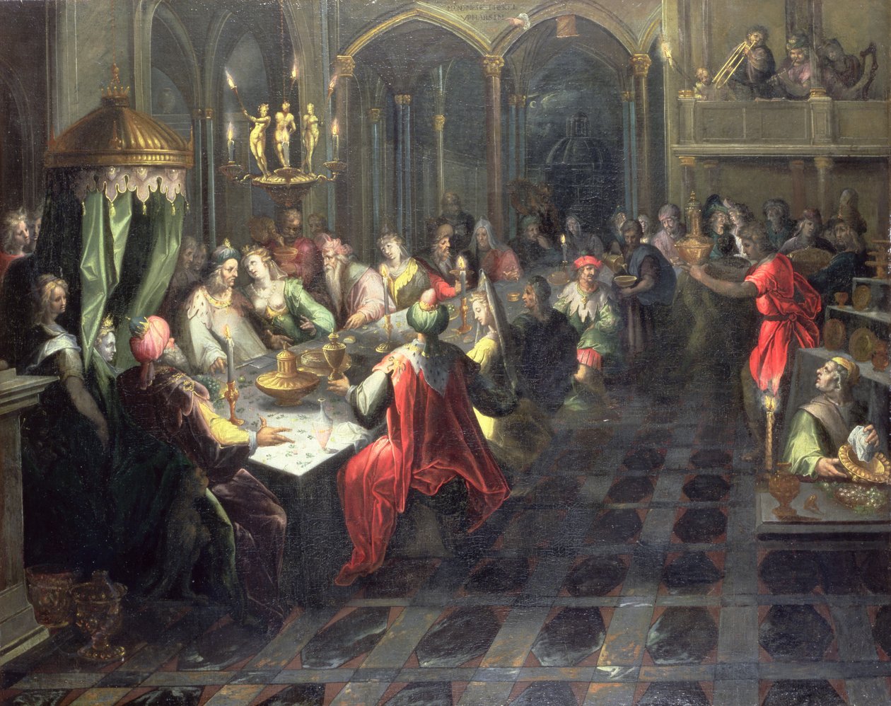 Il banchetto di Baldassarre da Jan Harmensz. Mutter