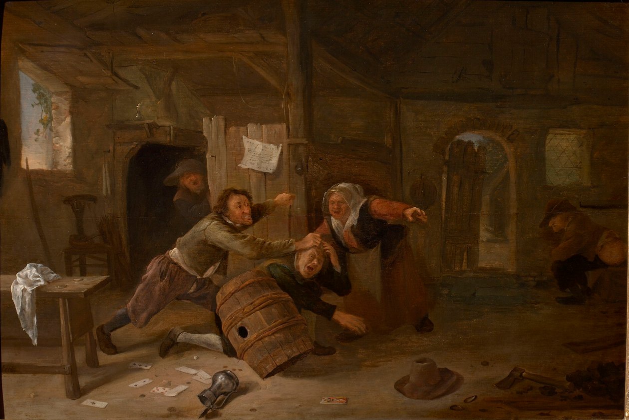 Contadini che combattono da Jan Havicksz Steen