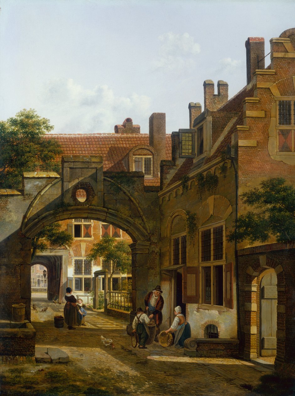 Cortile a Utrecht da Jan Hendrik Verheyen