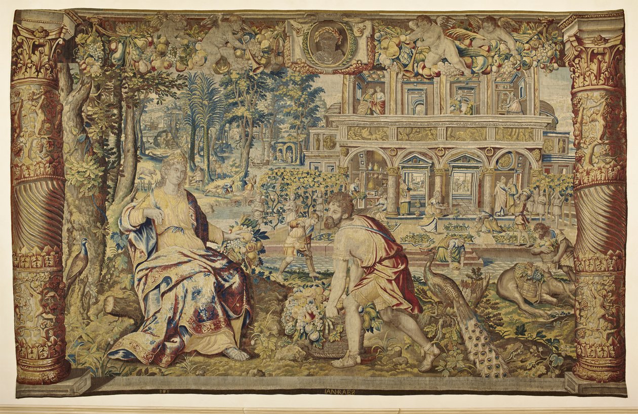 Vertumno e Pomona, c.1630 da Jan II Raes