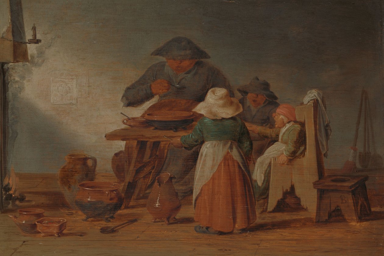 Pasto contadino da Jan Jansz Buesem (attributed to)