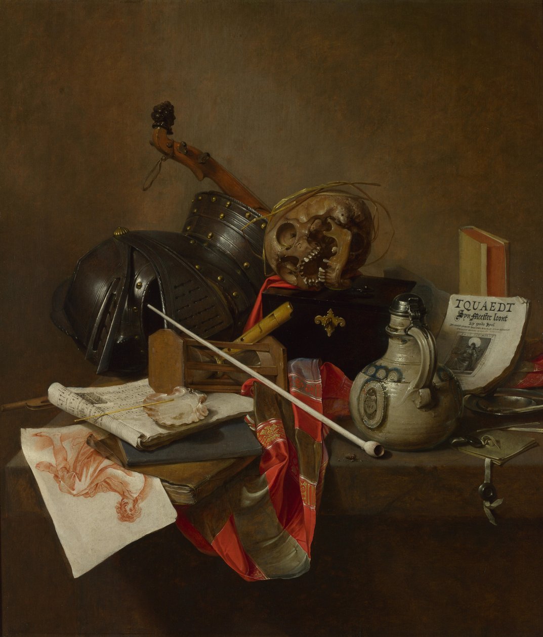 Vanitas Natura morta da Jan Jansz. Treck