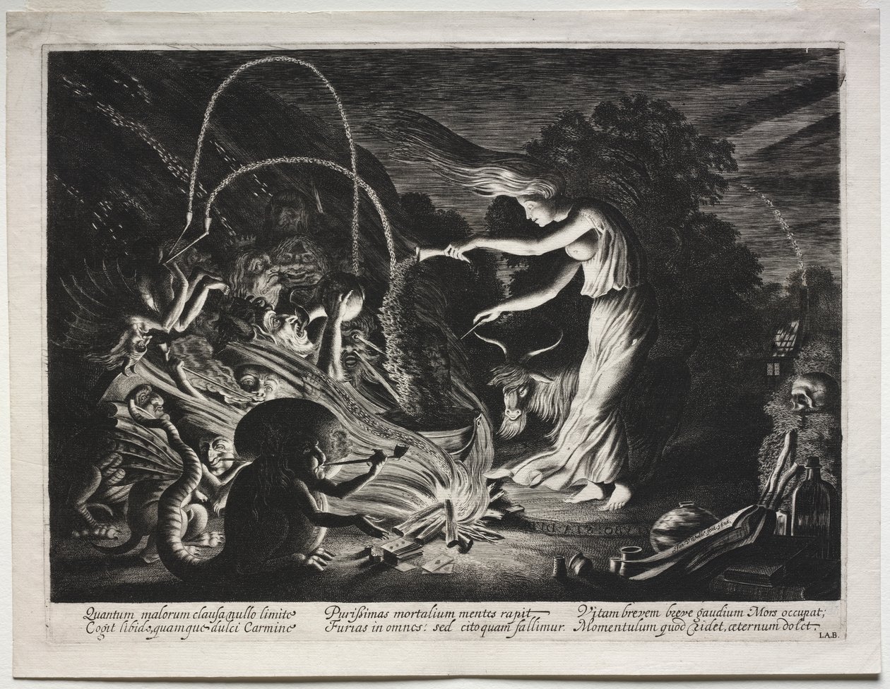 La strega (Notturno) da Jan Jansz. van de Velde