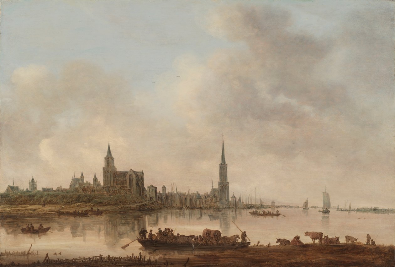 Veduta di Emmerich da Jan Josephsz van Goyen