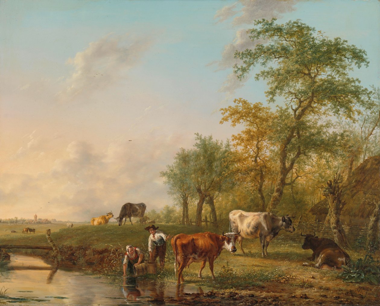 Paesaggio con bestiame da Jan Kobell (II)