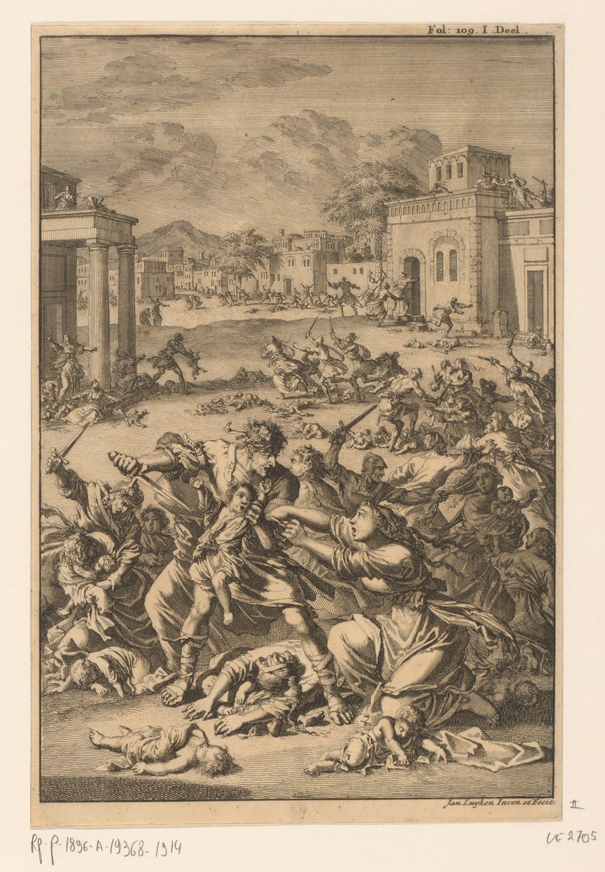 Strage degli innocenti a Betlemme da Jan Luyken