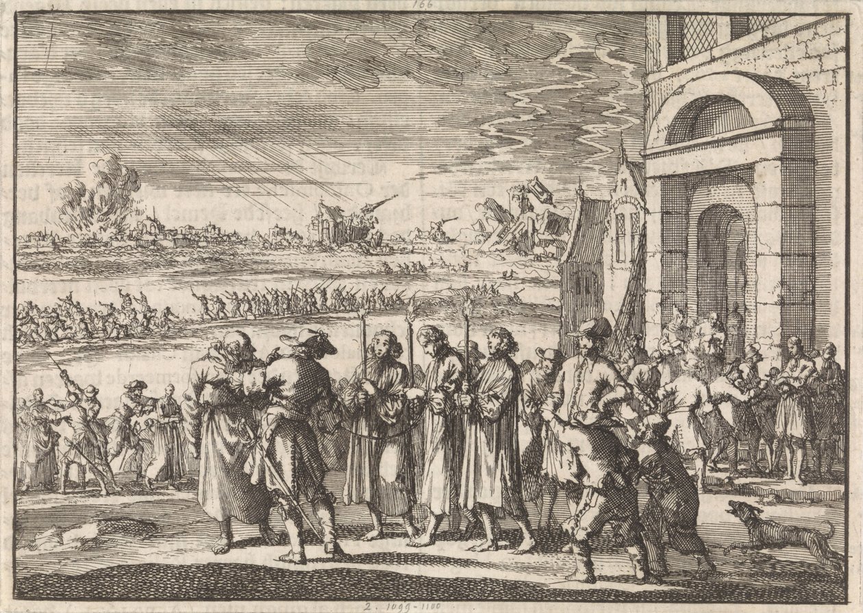 Persecuzione dei protestanti in Francia, 1672 da Jan Luyken