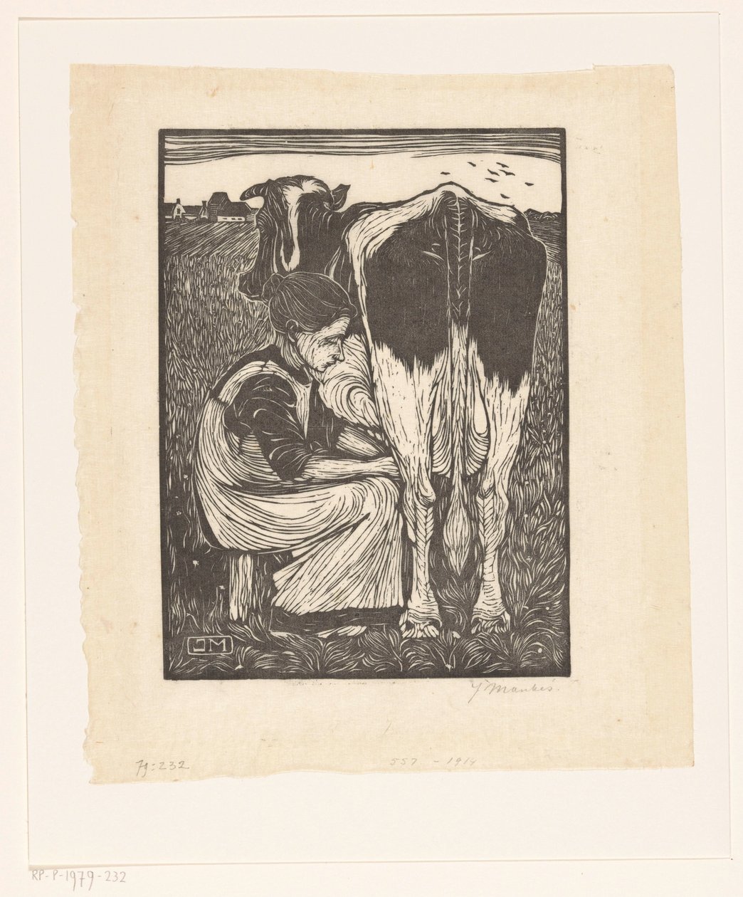 Mungitrice da Jan Mankes (signed by artist)