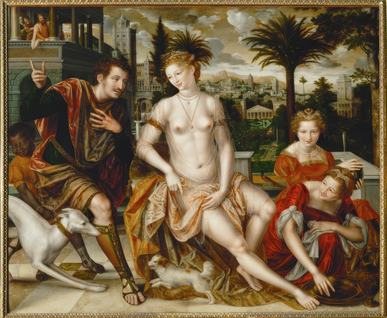 Davide e Betsabea da Jan Massys
