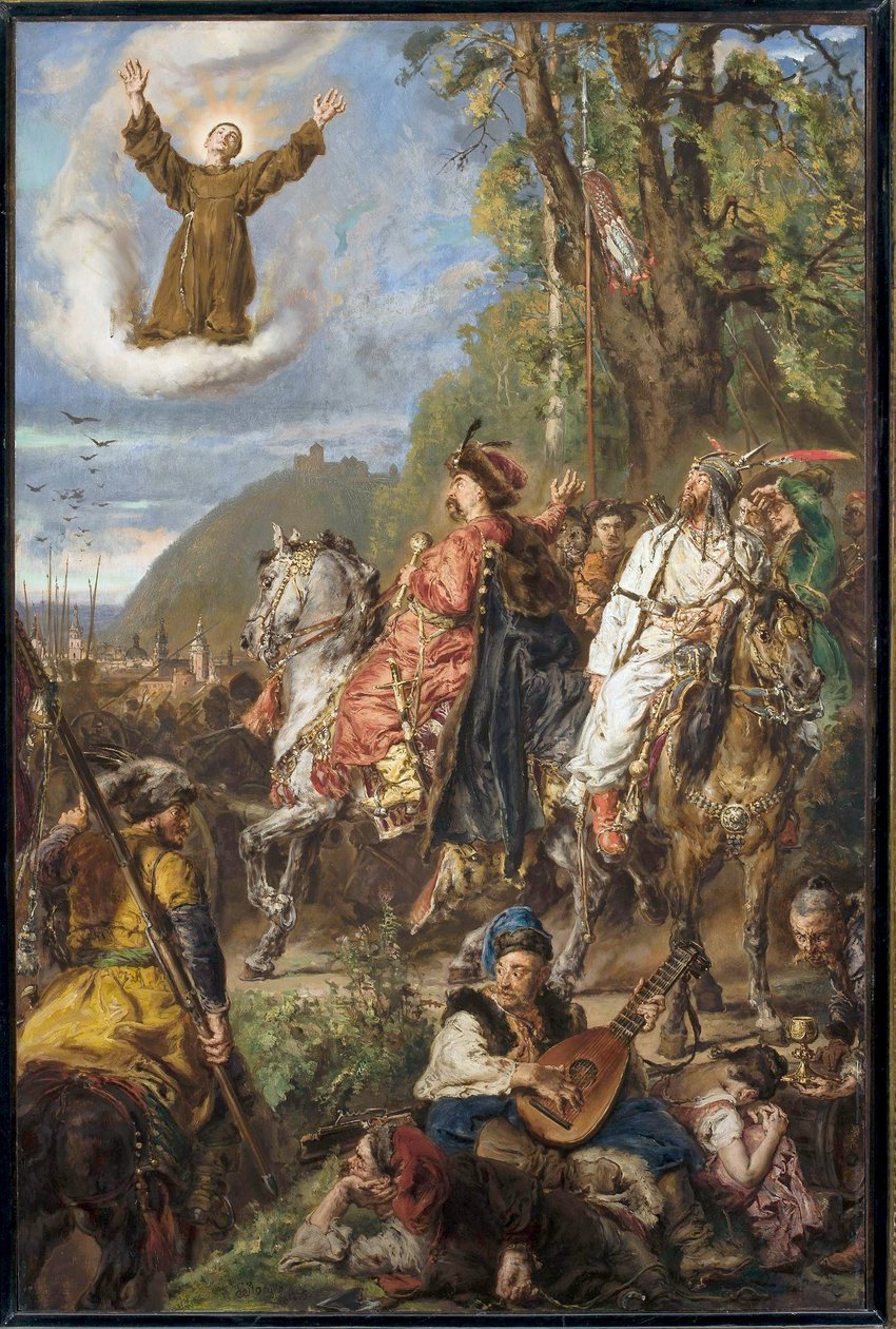 Bohdan Khmelnytsky con Tugay Bey vicino a Leopoli da Jan Matejko