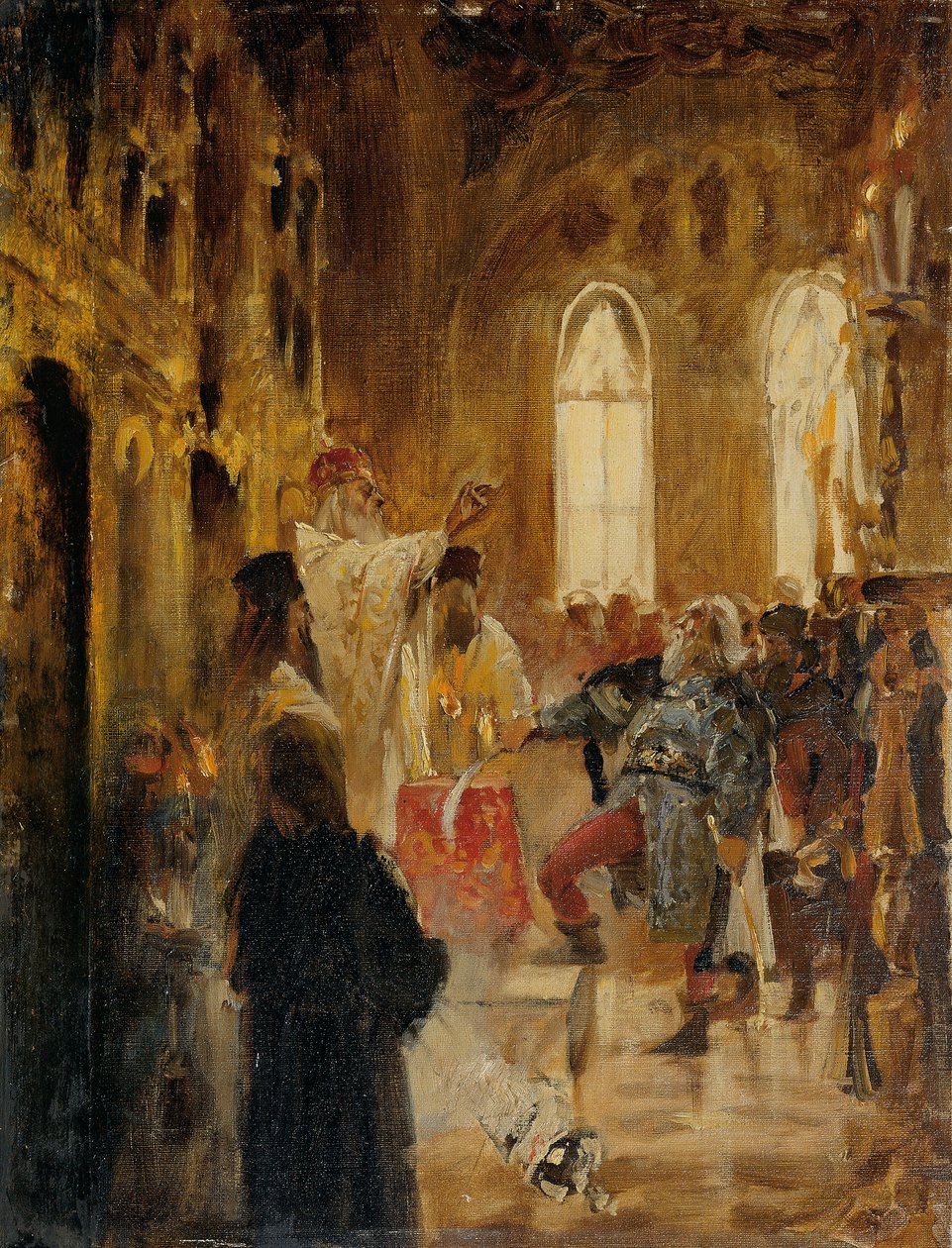 Scena di incoronazione da Jan Matejko