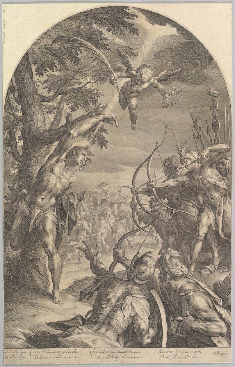 Martirio di San Sebastiano da Jan Muller
