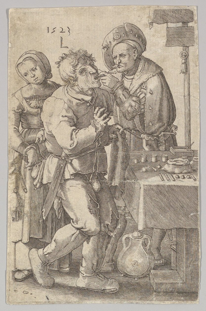 Il dentista (copia inversa) da Jan Muller