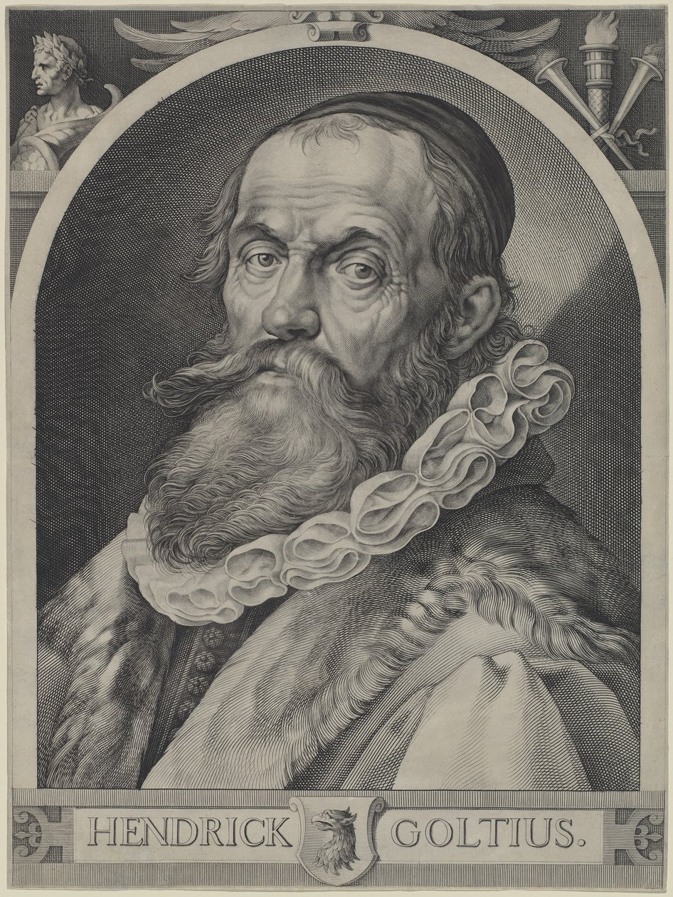 Ritratto di Hendrick Goltzius da Jan Muller, Hendrick Goltzius