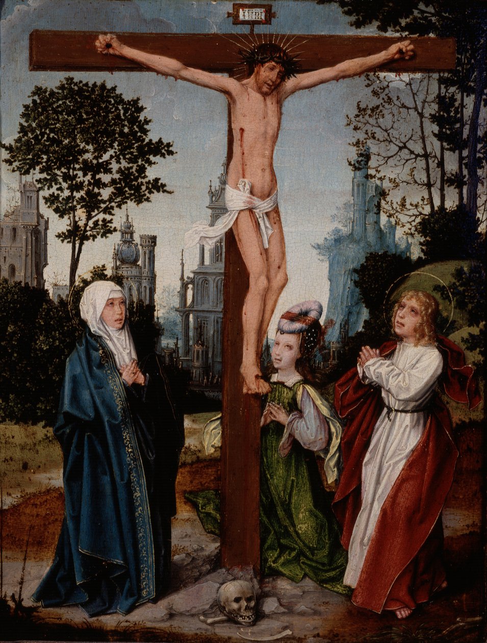 Crocifissione, 1510-15 circa (olio su tavola) da Jan Provoost