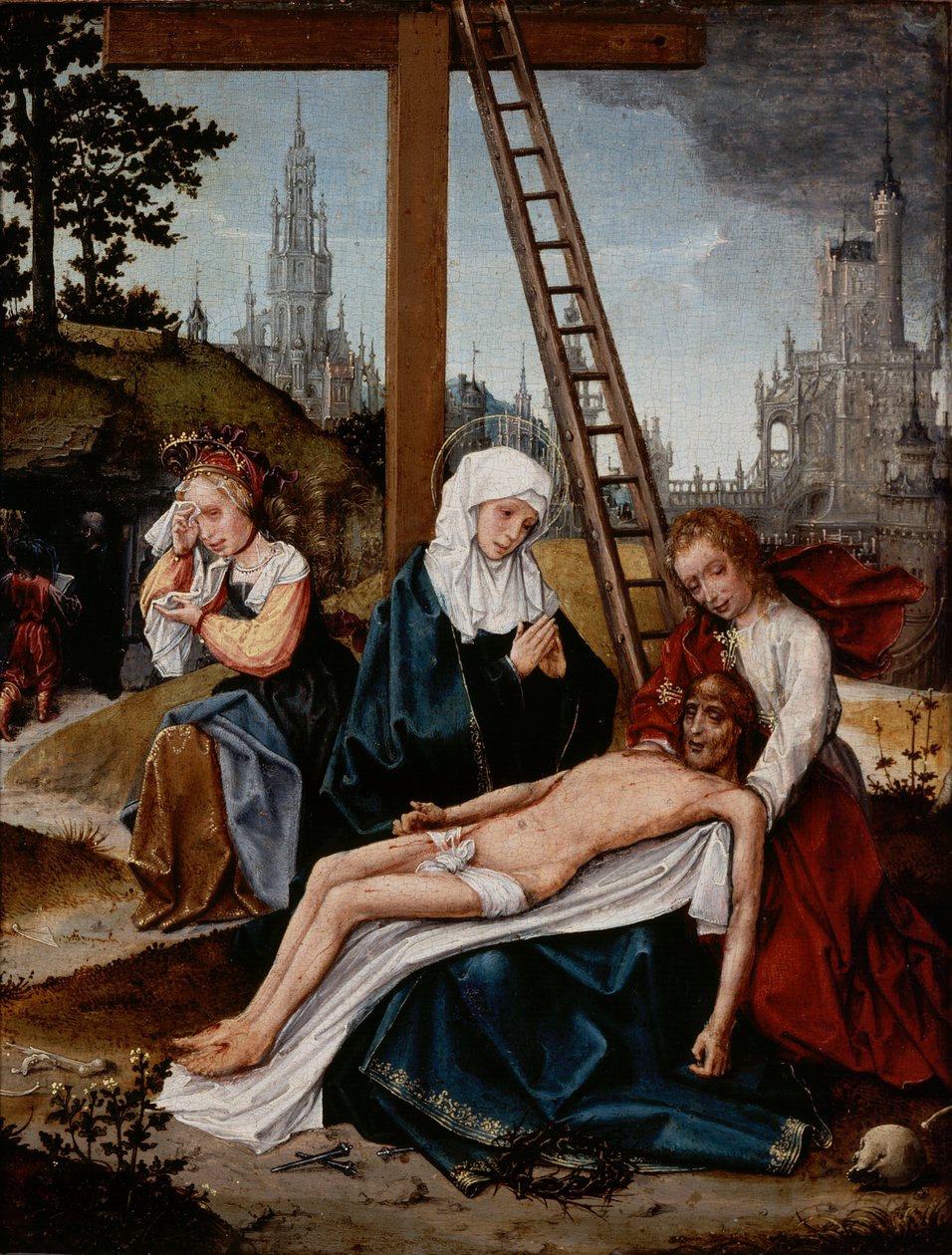 Compianto, 1510-15 circa (olio su tavola) da Jan Provoost