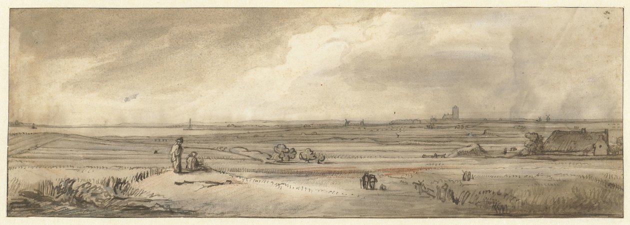 Vista di Naarden, vista da Muiderberg da Jan Ruyscher