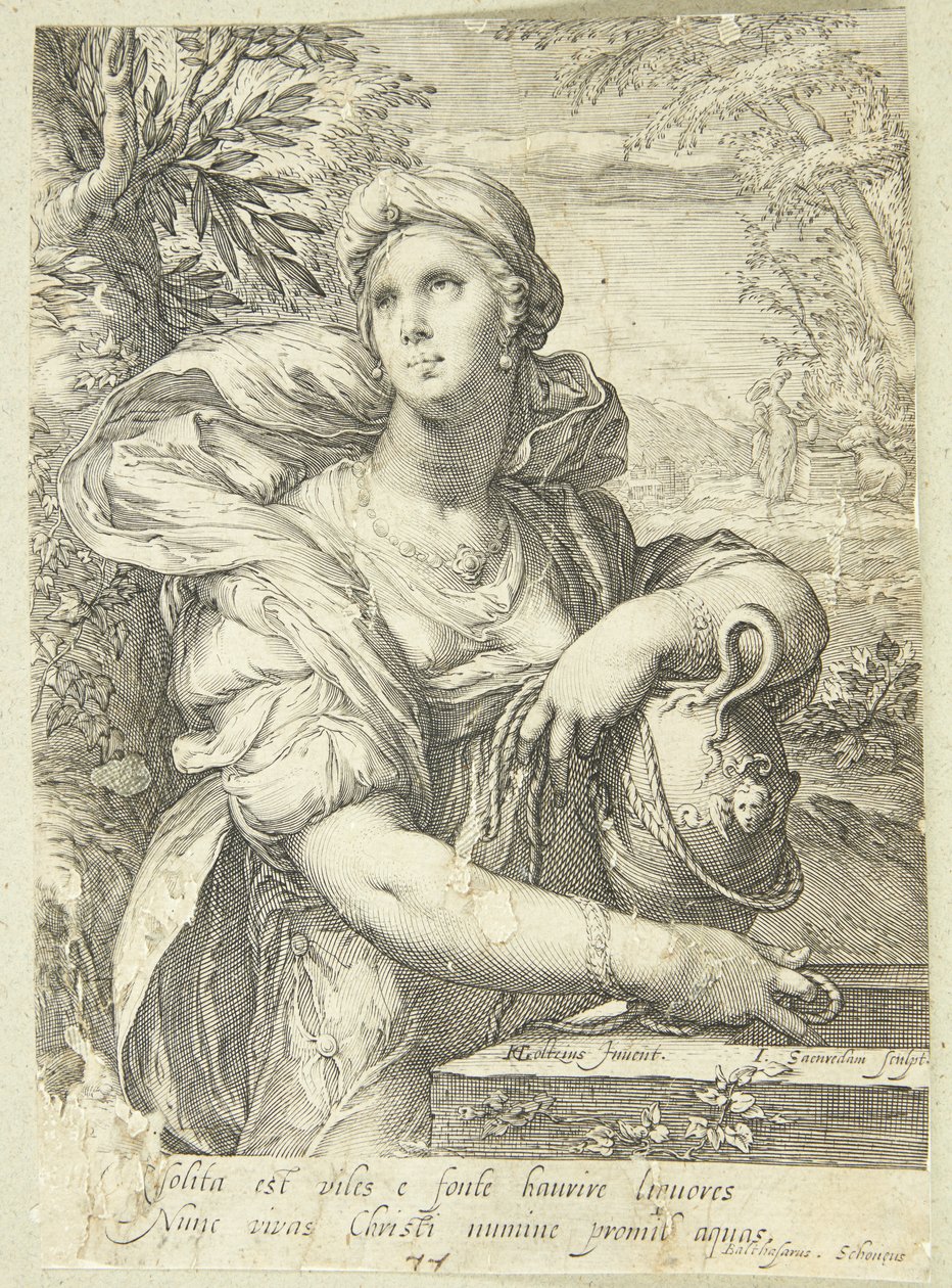 La samaritana al pozzo da Jan Saenredam