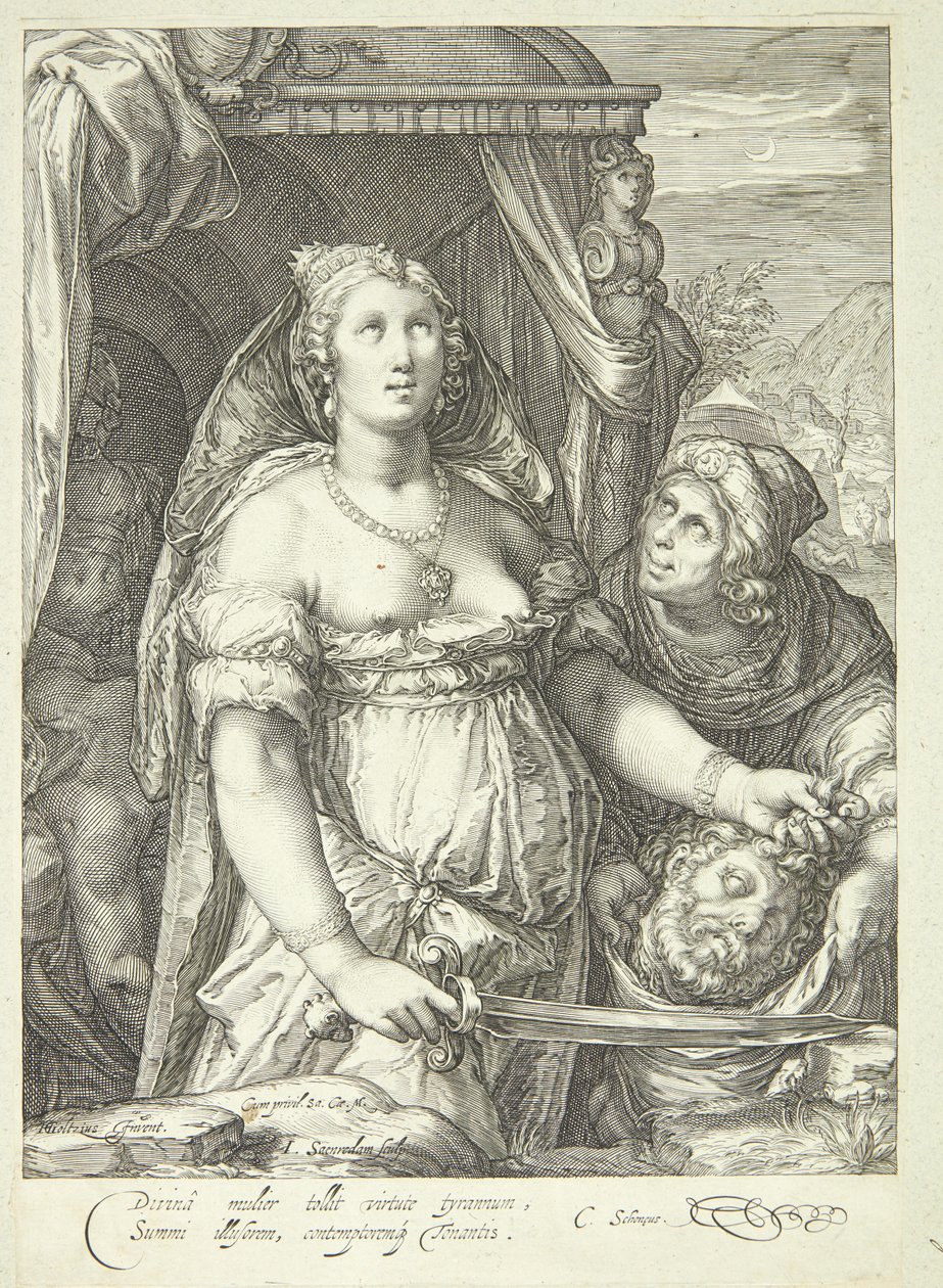 Giuditta con la testa di Oloferne da Jan Saenredam