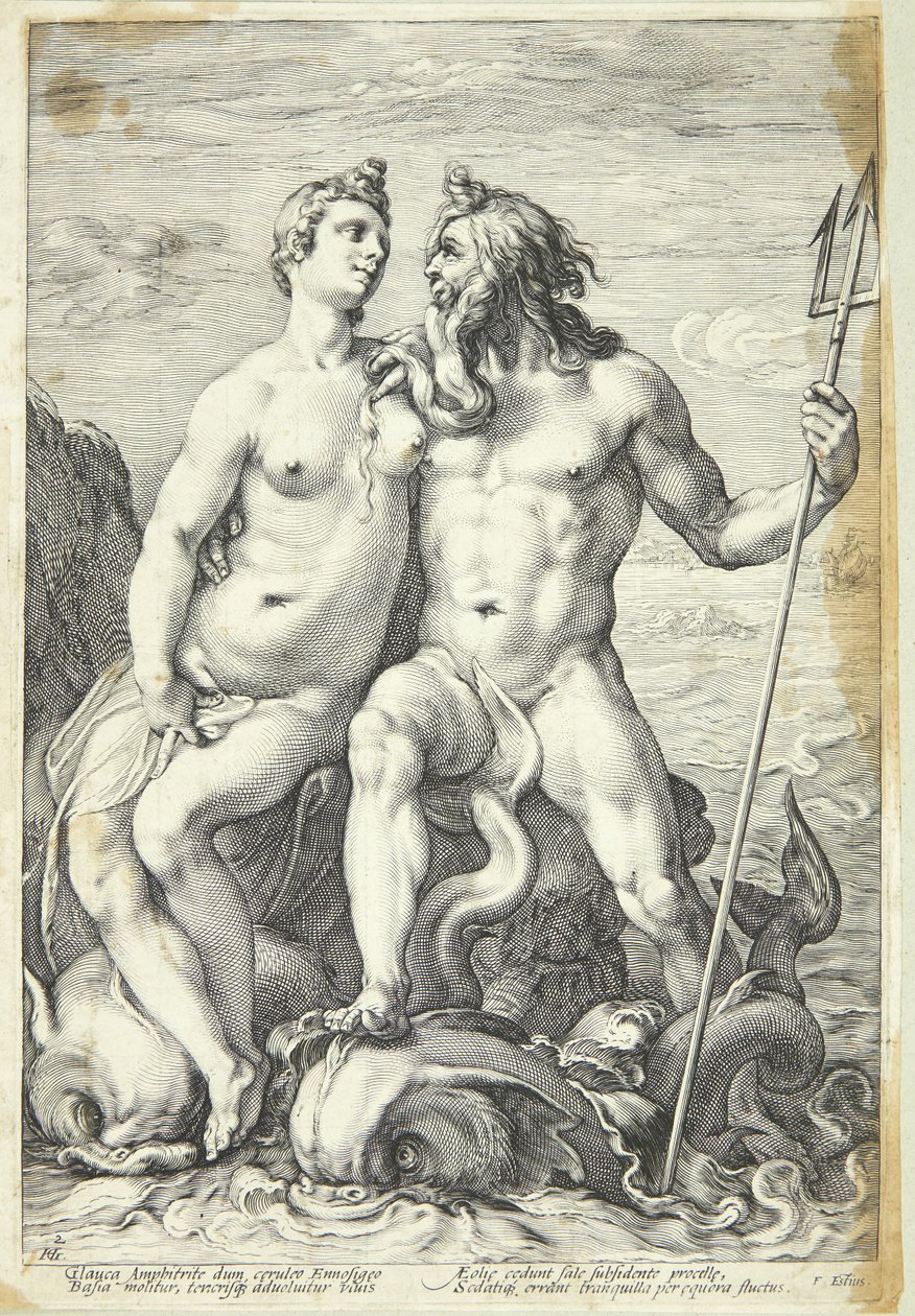 Nettuno e Anfitrite da Jan Saenredam