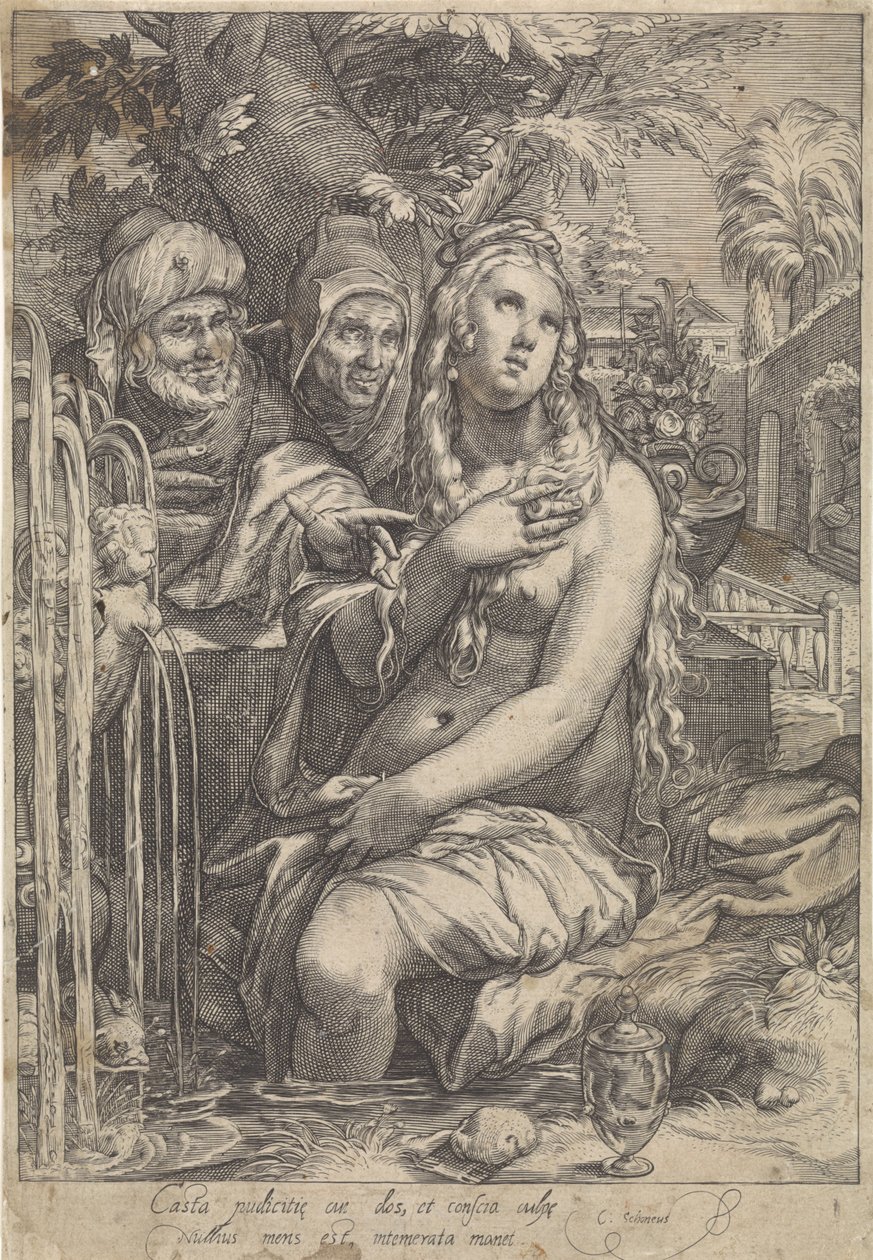 Susanna e i vecchioni da Jan Saenredam