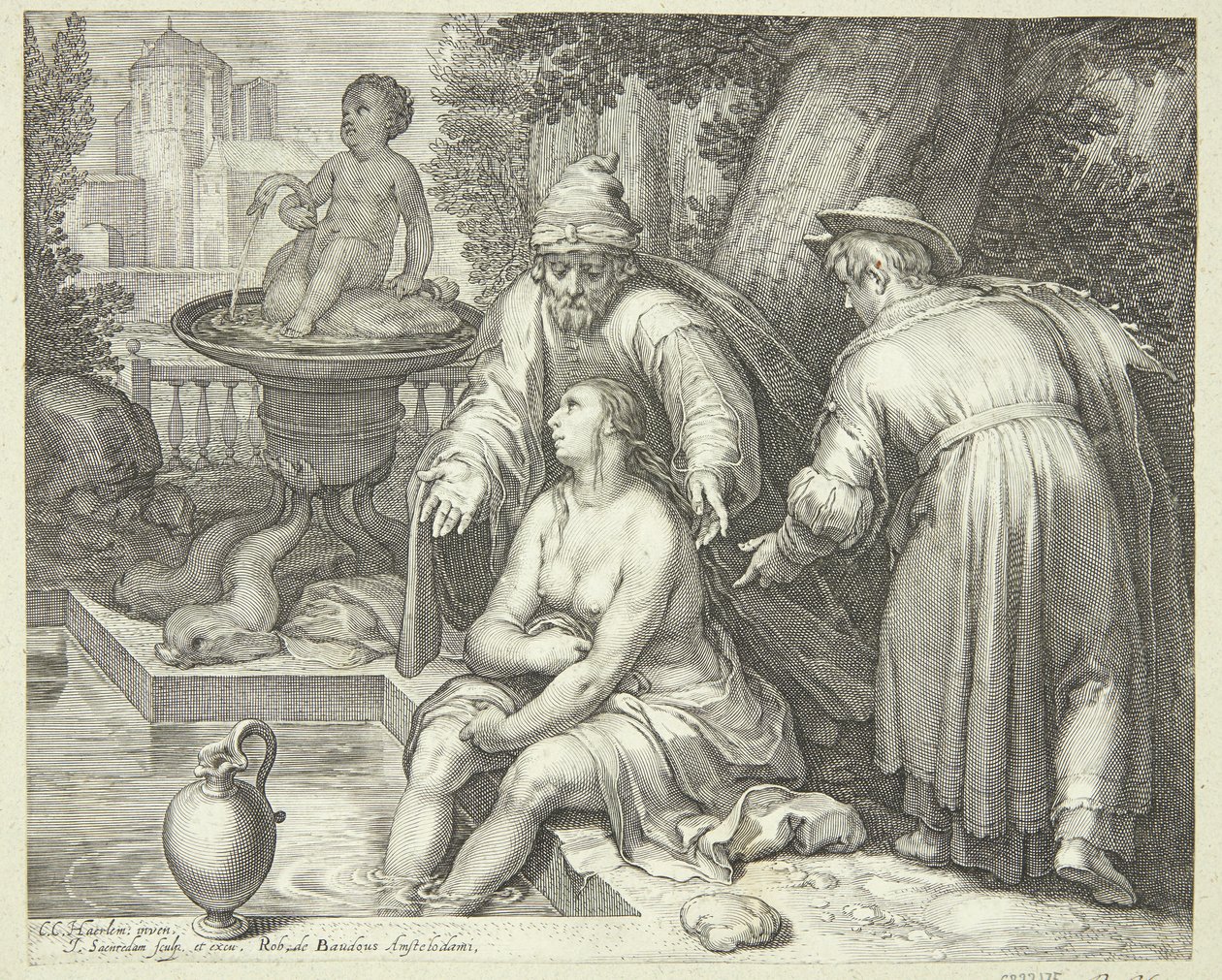 Susanna e i vecchioni da Jan Saenredam