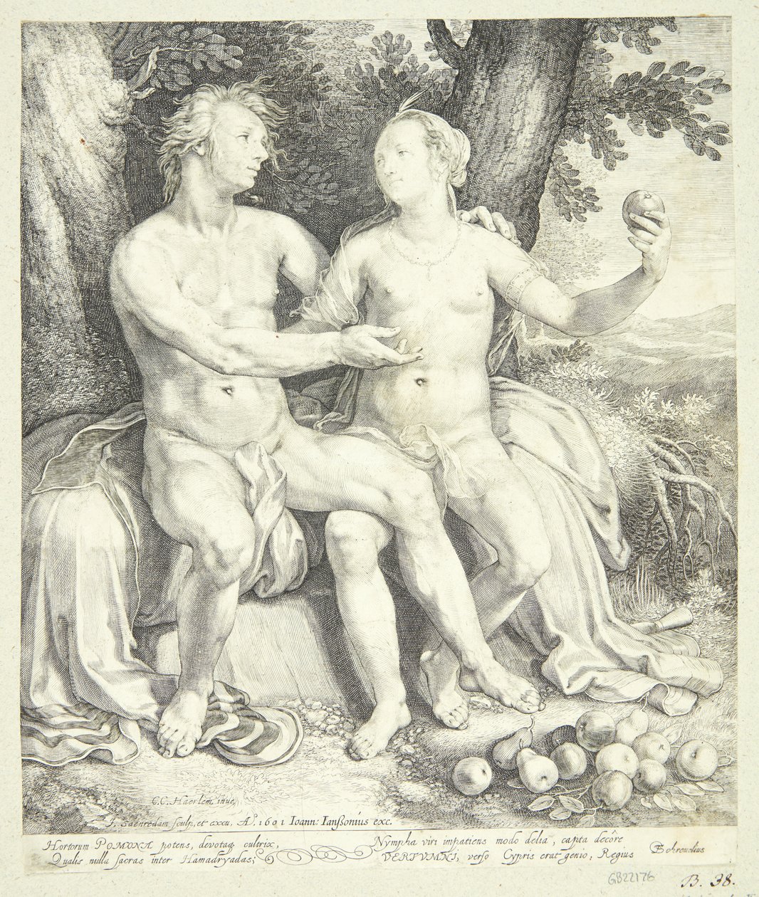 Vertumno e Pomona da Jan Saenredam