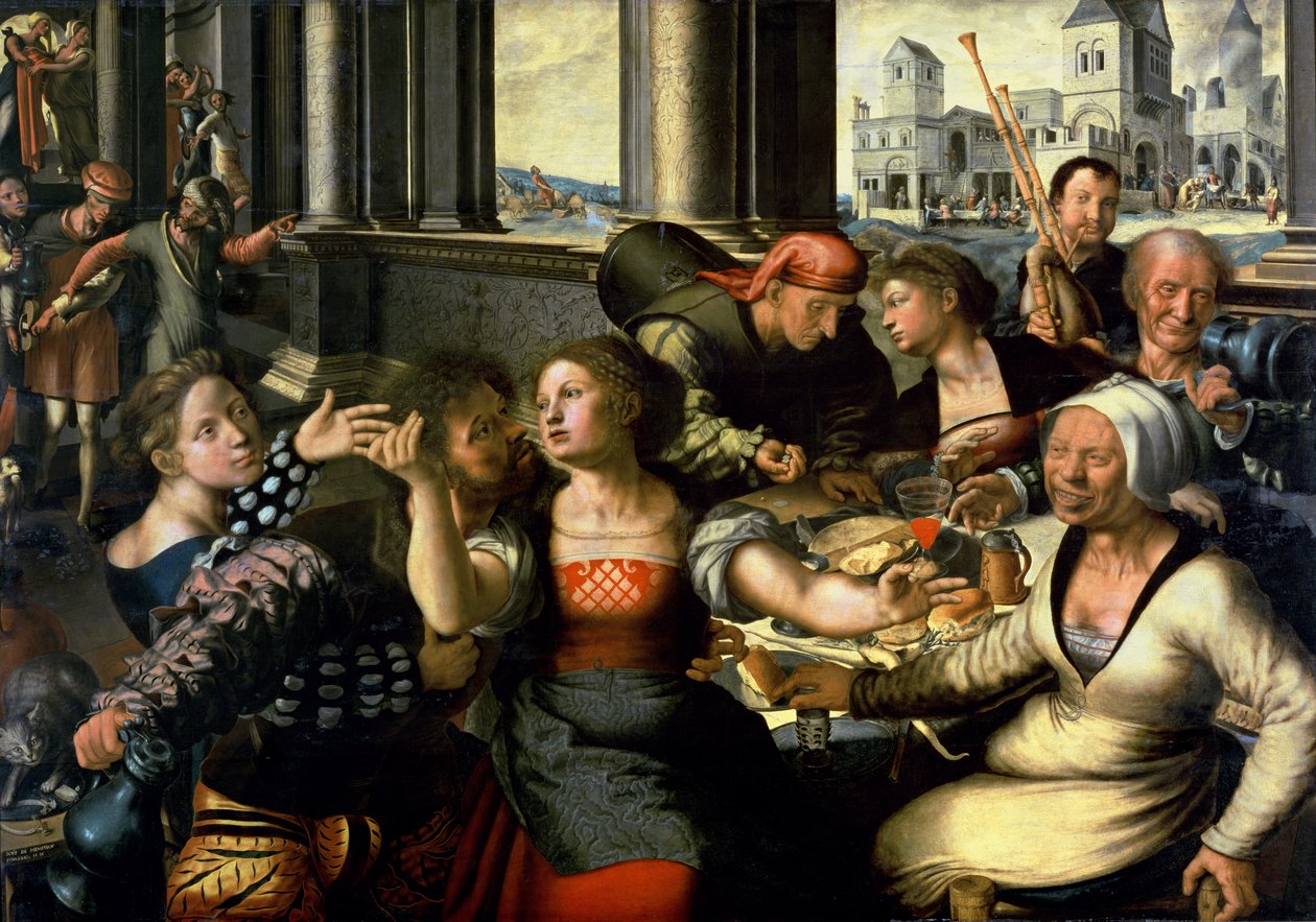 Il figliol prodigo da Jan Sanders van Hemessen