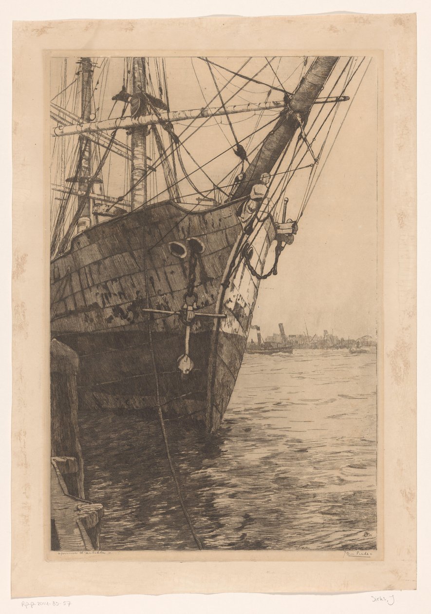Prua di una nave da Jan Sirks (signed by artist)