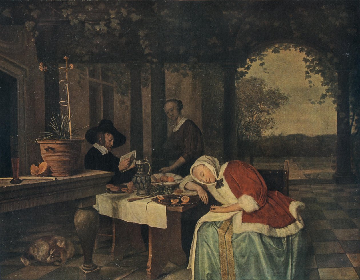 Dopo il pasto da Jan Steen