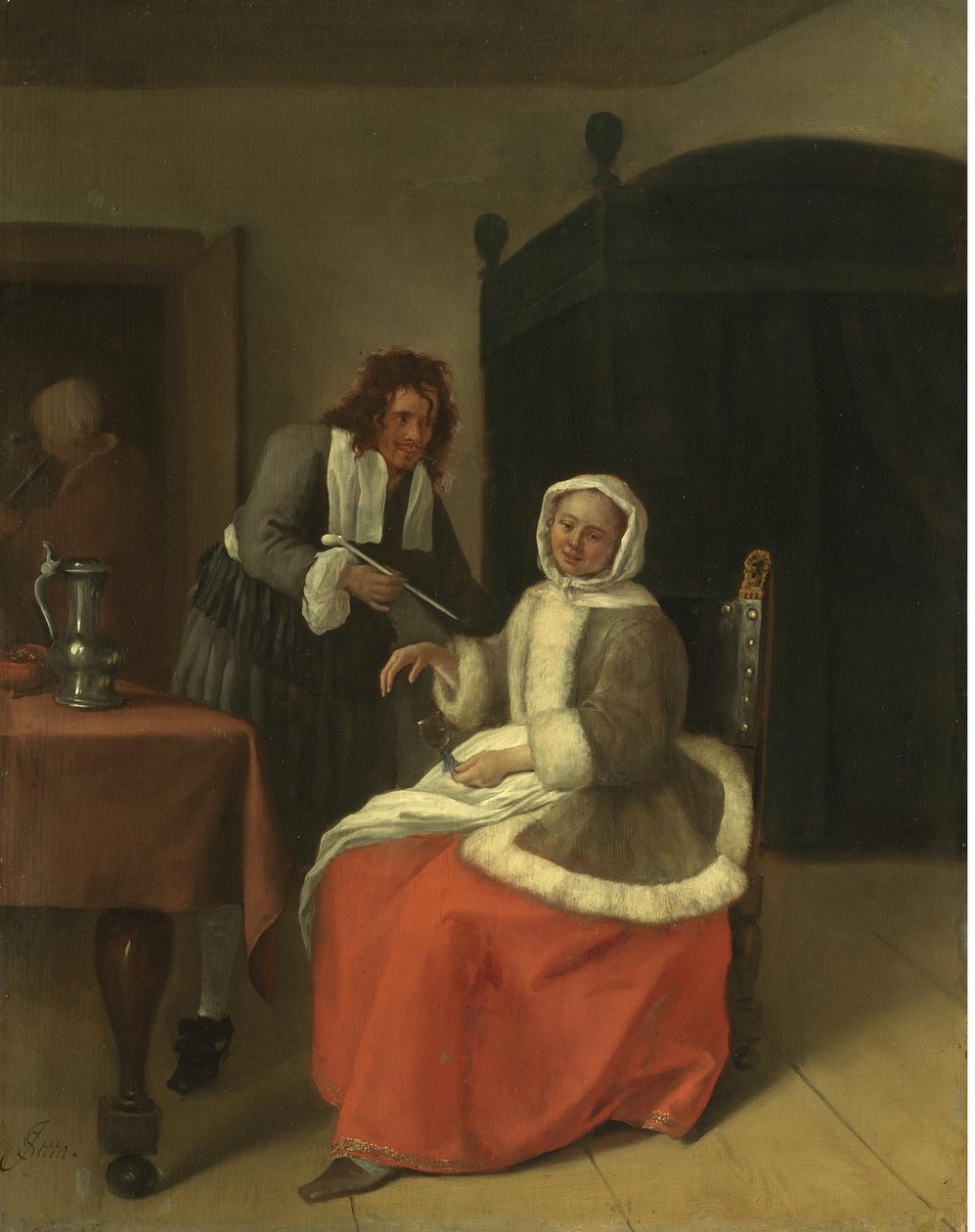 Amanti del vino da Jan Steen