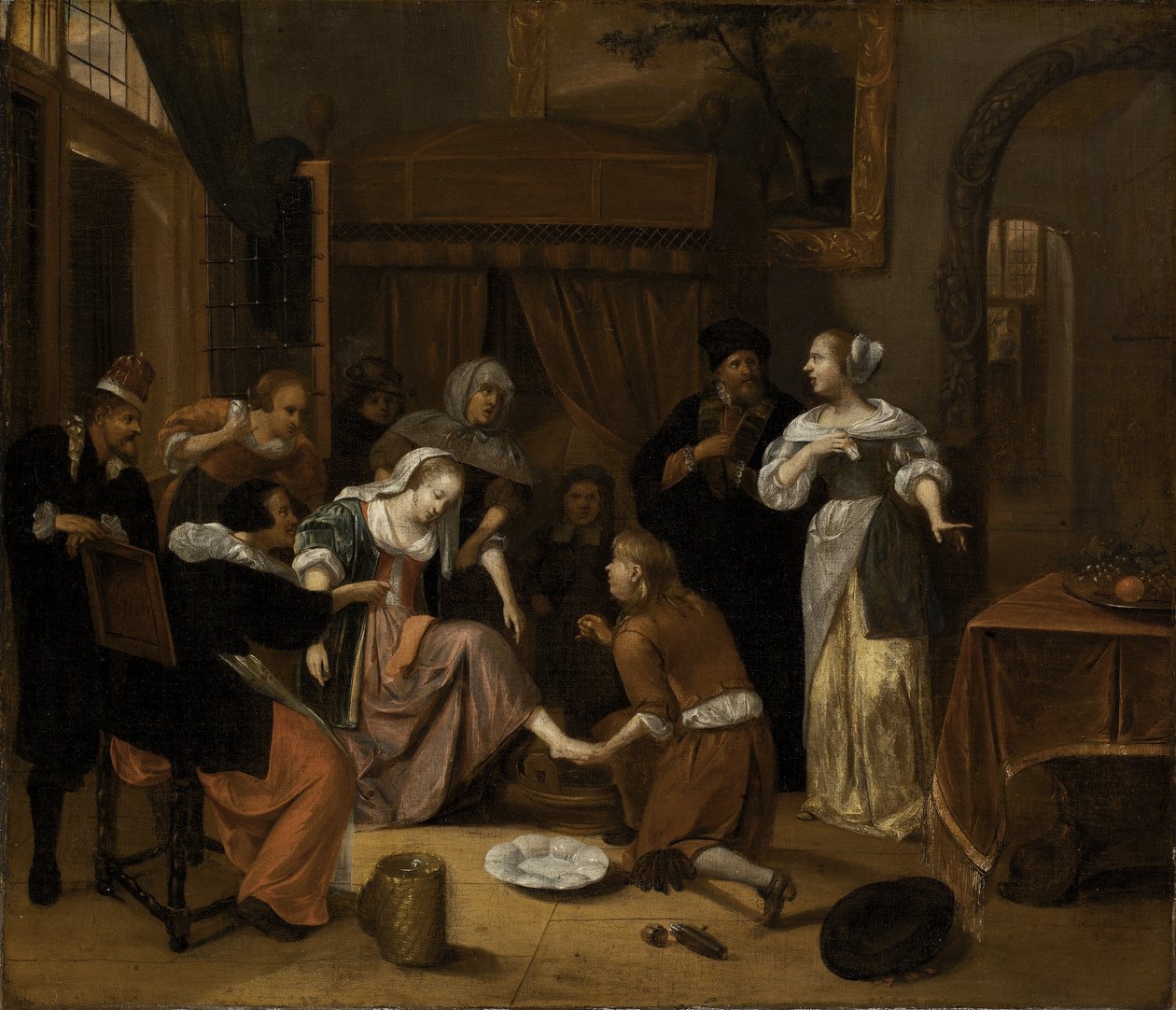 La visita del medico da Jan Steen